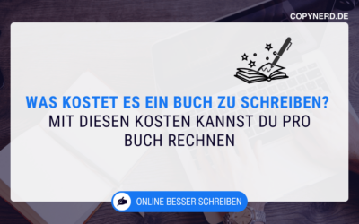 Ghostwriting & Buch schreiben lassen: Was kostet ein Ghostwriter für ein Buch?